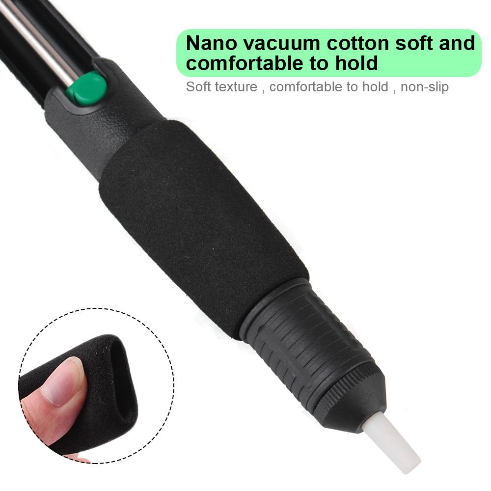 Hand Welding Tools Vacuum Soldering Iron Desolder Gun Suction Tin Soldering Sucker Powerful Desoldering Pump With Extra Nozzle