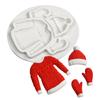 Christmas Series Silicone Mold Sweater Hat Gloves Fondant Baking Tools Mould