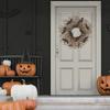 Halloween Wreath Scary Black Bat Horror Decor Front Door Wall Window Home Festive Atmosphere Decoration