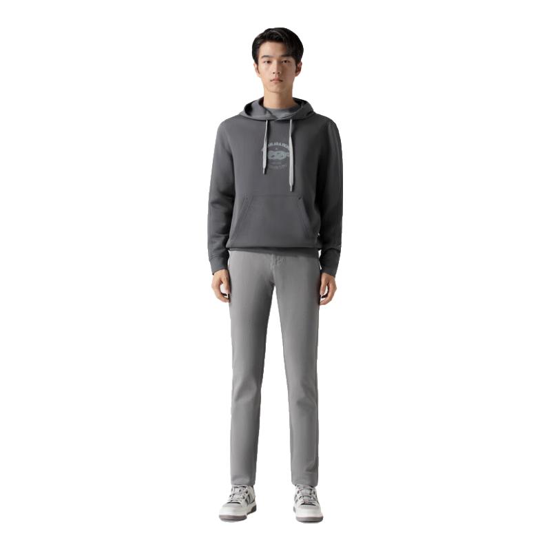 VICUTU Men s Casual Hooded Long Sleeve T-Shirt 185/100A