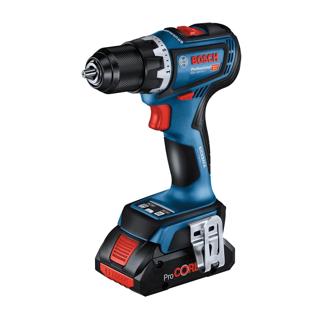 

Bosch Professional 18V Cordless Driver Drill Carrying Case (2 5.0Ah, Charger, Included) GSR18V-90C синій