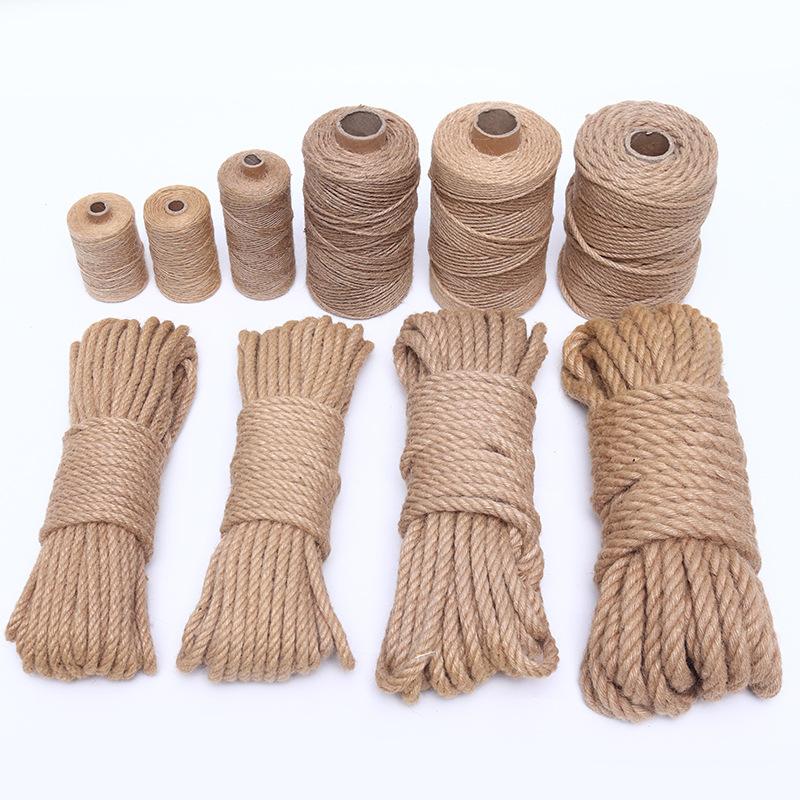 Cat Scratcher Rope DIY Natural Sisal Rope Toy Cats Paw Claw Furniture Protector Cat Tree Tower Climbing Frame Binding Rope