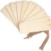 Decoration Unfinished Label Wooden Sign Wooden Bookmark Blank Diy Handmade Craft Reading Book Mark