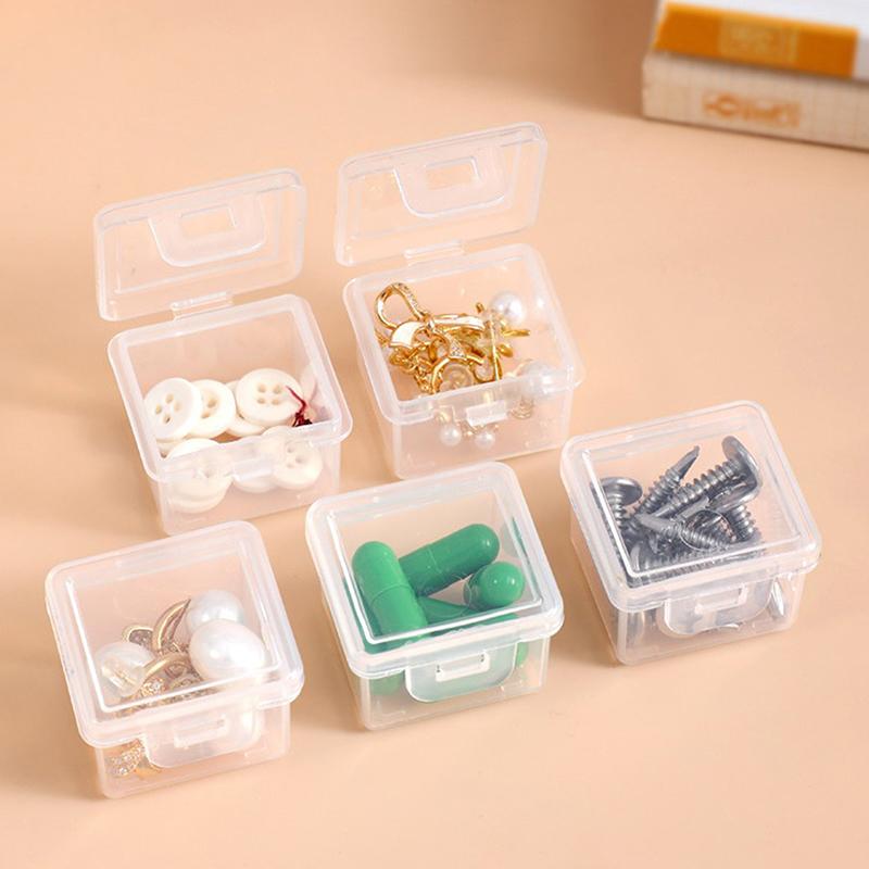 Portable Medicine Storage Box, Plastic Desktop Medicine Storage Box With Lid, Mini Household Medicine Box