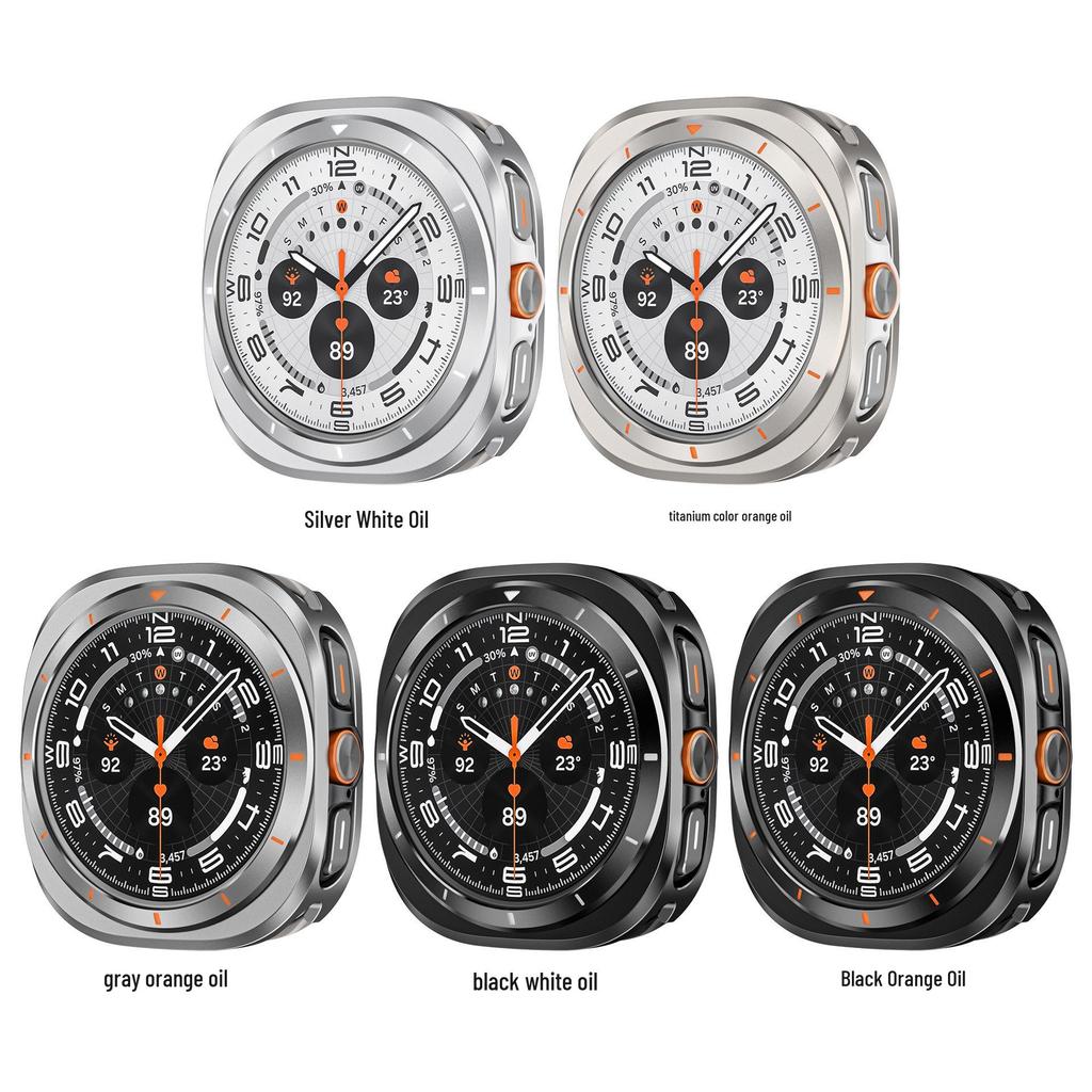 Samsung Ultra 47mm Electroplated Hollow-out Watch7 Protective Case