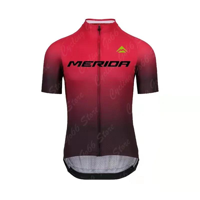 2026 Summer Breathable Cycling Suit Set Maillot Cycling Clothing Road Bike Suit Mountain Bicycle Shirt Bib Shorts MTB Ropa Merida