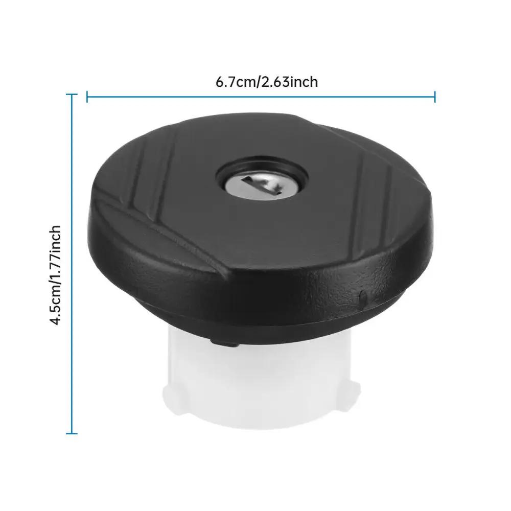 Car Fuel Tank Filler Cap Black Tank Covers With 2 Keys 4411620 For Ford TRANSIT MK7 2006 2007 2008 2009 2010 2011 2012 2013 2014