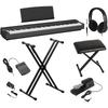 YAMAHA P-225 Electronic Piano 88 Keys Yamaha P Series (X Stand X Chair Damper Pedal Headphone, Bl...