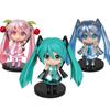 New Anime 15Cm Virtual Singer Manga Statue Figurines Model Toys Computer Desk Cake Decoration Cute Toys Birthday Christmas Gift