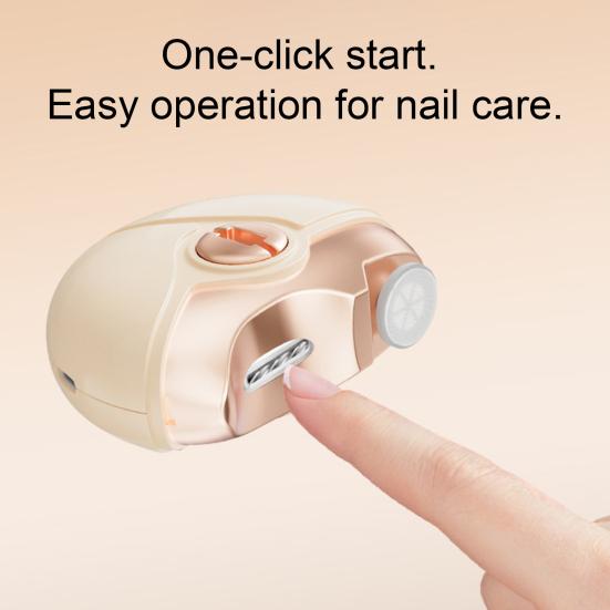 2-In-1 Multi-functional Electric Nail Adults Seniors Trimmer 2 Speed Automatic Nail Clipper Kids Baby Manicure Grinding