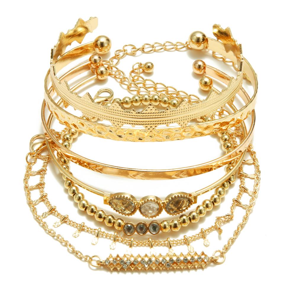 Elegant Zirkonia & Imitatie Parel Legering Sieraden Set - 67 Delen