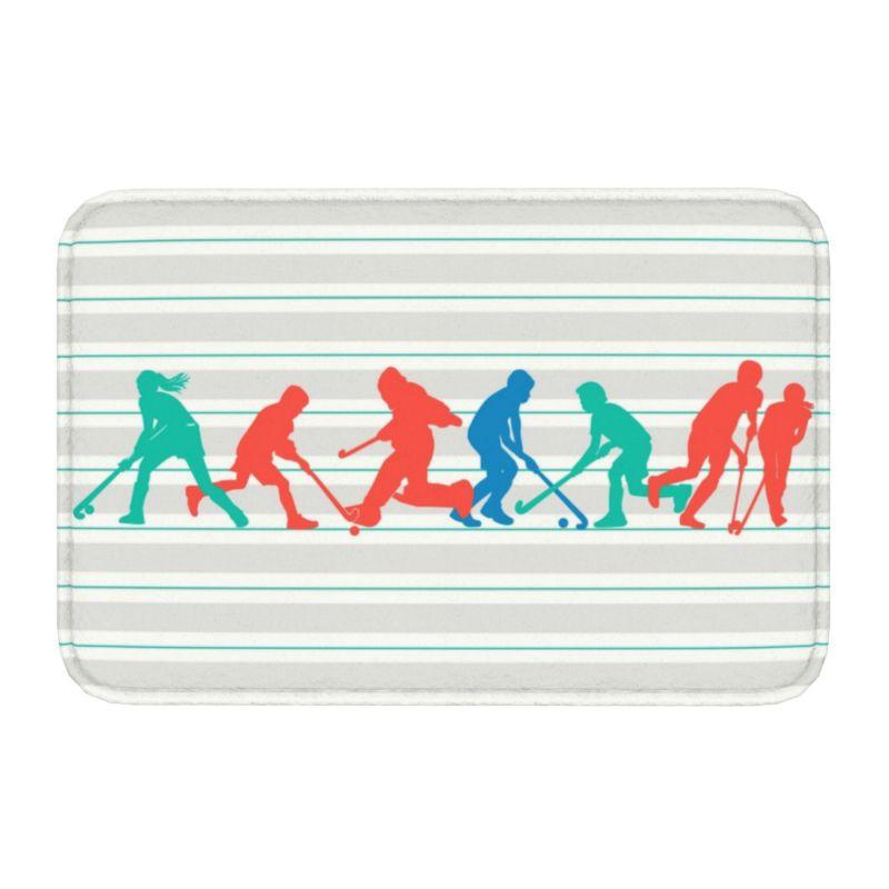 Tapis de sol de porte de hockey, cuisine, salle de bain, antidérapant, intérieur, tapis de bienvenue pour entrée de salon, tapis, repose-pieds 40cmx60cm