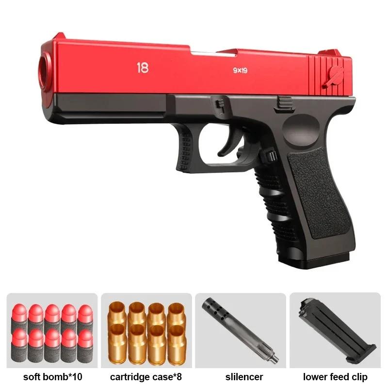 Soft Bullet Toy Gun Shell Ejection Foam Darts Pistol Desert Eagle Airsoft Gun Toy Gun Toy For Boys Girls Outdoor Games