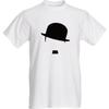 Classy Canuck Charlie Chaplin Bowler Hat and Moustache T-Shirt - Film Tee
