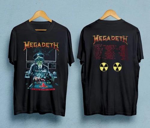 1990 Megadeth Rust In Peace Tour 2 Sided T-Shirt S