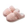 Di Sheng Winter Indoor Non-Slip Cotton Slippers for Couples - Plush, Warm, Fleece-Lined for Men and Women