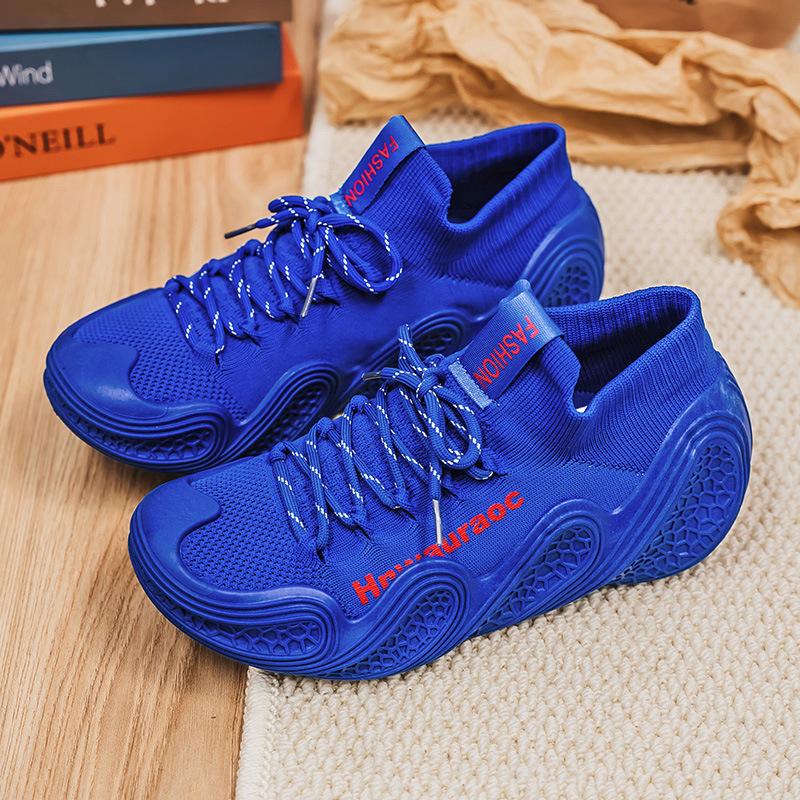 

Мужские спортивные летние дышащие сетчатые повседневные модные кроссовки с трендовым плетением 43