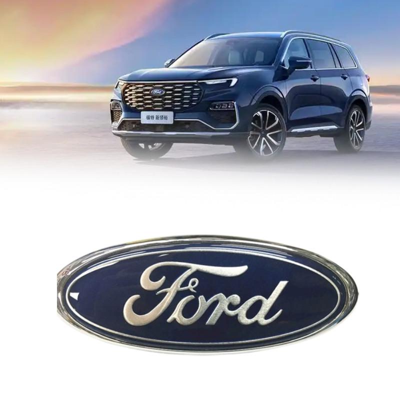 Grille Oval Ford Badge Car Emblem Sticker With Abs Material Front Rear Mark