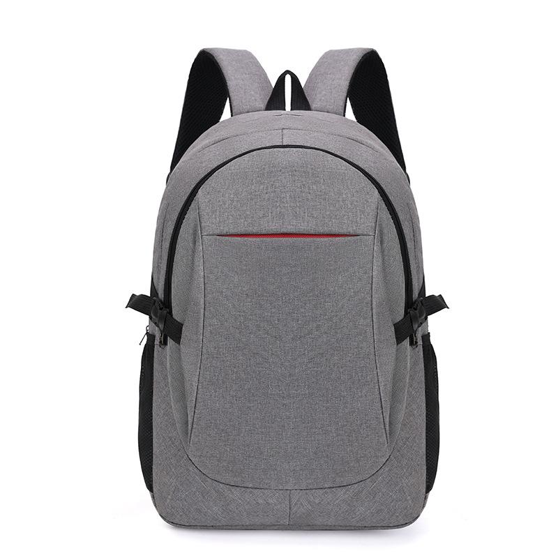 New Business and Leisure Versatile Backpack Campus Student Backpack Korean Version Minimally Designed Travel Computer Bag серый