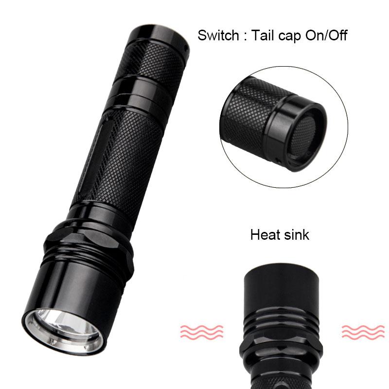 Super Flashlights Torch Powerful Tactical Flashlight USB Rechargeable Flash Light Night Scout Lights Outdoor LED Hunting Lantern