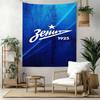 Blue Fc Zenit Saint Petersburg Wall Decor Tapestry Art For Pet Memorial Birthdaywedding Party Backdrop Family Gift