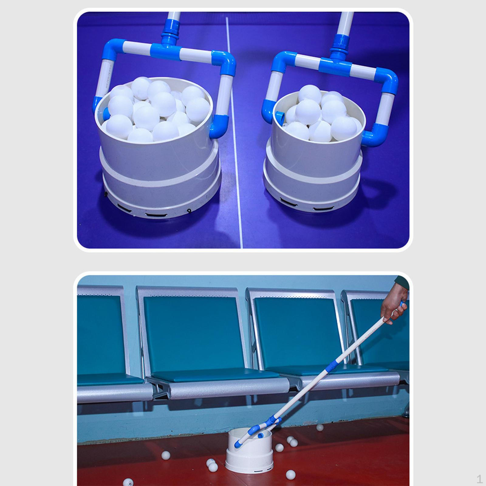 

Коллекционер шариков для пинг-понга длиной 38,5 дюймов, многофункциональный, для хранения, эргономичный дизайн, портативный Size S