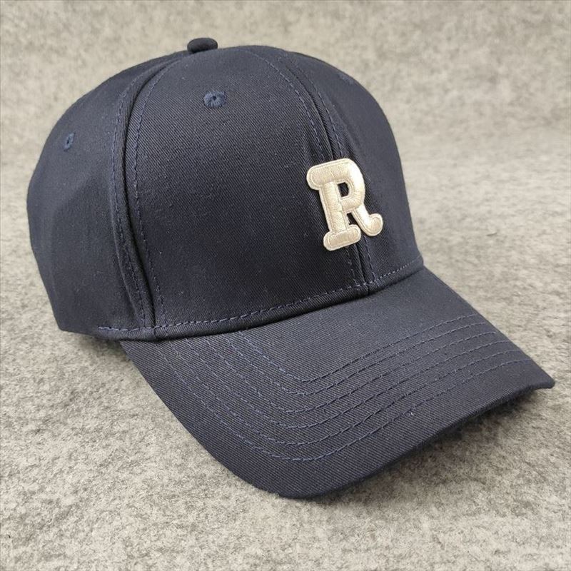 Hard Top R Letter Baseball Cap Solid Color Big Head Circumference Cap Color Women's Hat Deepened Large Size Women's Hat