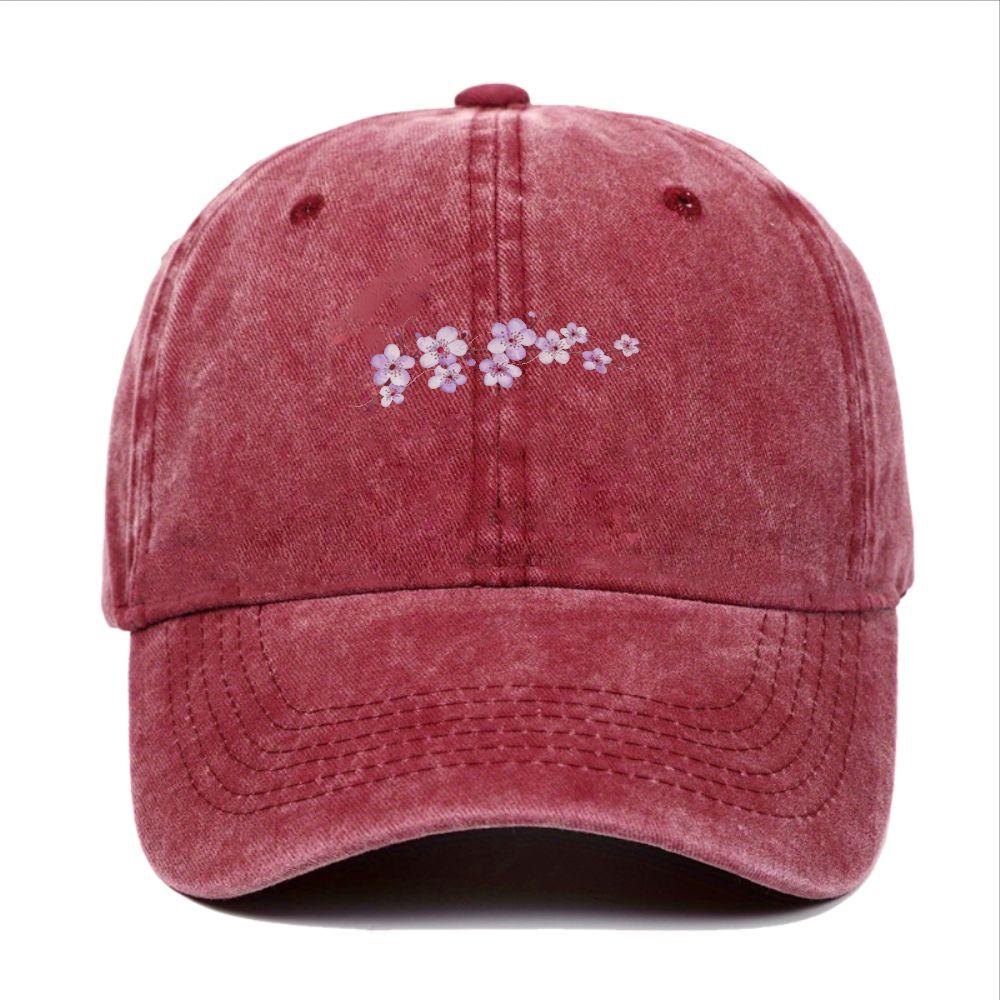 Washed Retro Baseball Cap Viscose Casual Outdoor Style Hat for Women Men Teens Birthday Gift Lightweight Breathable Slim Fit for