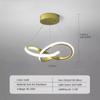 Modern LED Ceiling Pendant Light Living Room Bedroom Simple Line Chandelier Balcony Stairs Corridor Indoors Decorative Lighting