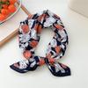 Paisley Flower Print Handkerchief Soft Cotton Linen Head Neck Scarves Hair Scarf Neckerchief Headscarves Square Scarf Headband
