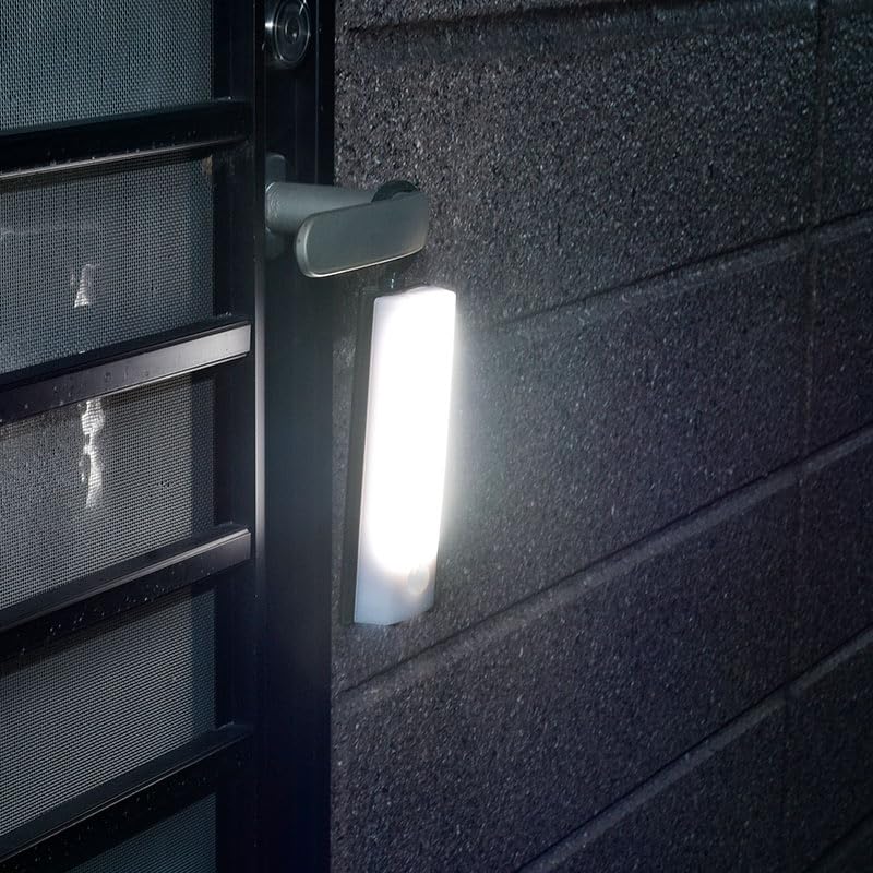 Lumină LED cu senzor cu cârlig OHM Electric, Funcționează pe baterii, Tip, LS-B60JF-4, 06-0145