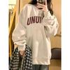 Unisex Crewneck Sweatshirt Geometric Print Casual Top Teens Early