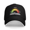 Niedriger Cortisolspiegel Lässige Baseballkappe Sommer Trucker-Kappe Sonnenschirm Outdoor-Sport Hip-Hop-Hüte Unisex Damen Retro-Baseballkappen