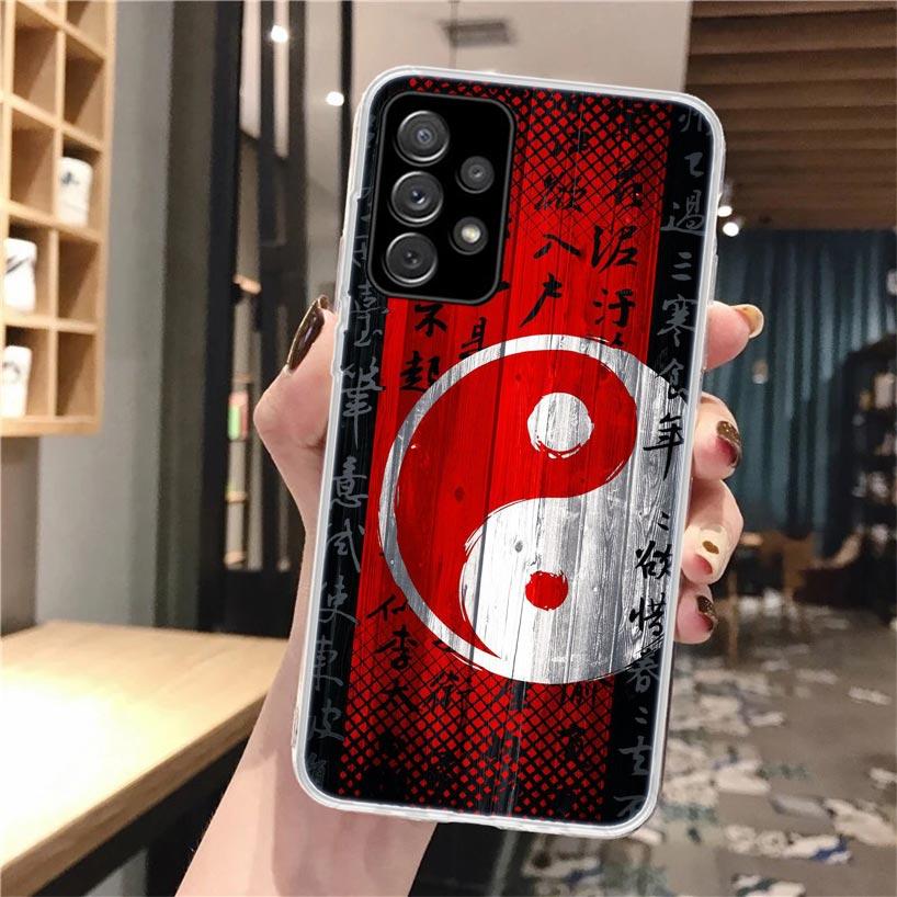 Japanese Dark Dragon Tattoo Phone Case For Samsung Galaxy A56 A55 A54 A53 A16 A15 A14 A13 A36 A35 A34 A33 A26 A25 A24 A23 A05S A