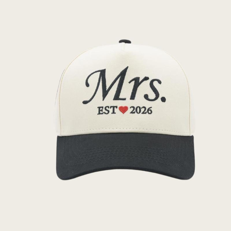 

2pcs Solid Color MRS 2026 Embroidered Baseball Hat,Outdoor Sunshade Blocked Truck Couples Adjustable Driver Hat for Daily Wear Adjustable