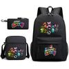 Poppy's Game Time Starry Sky Elementary School Bag Nightmare Animal Large Capacity Backpack Three-piece Set