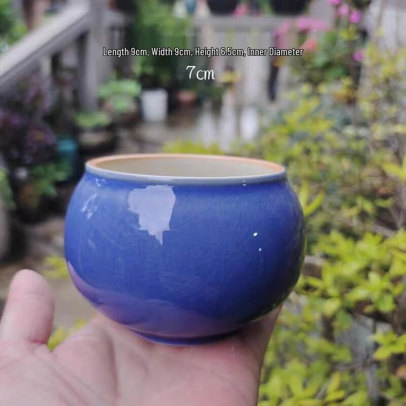 Breathable Large Round Ceramic Planter Pot