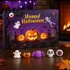 Halloween Countdown Calendar Advent Calendar, 24 Days with Pcs Slow Rising Surprise Squeeze Toys, Scary Collectible Dolls Gifts for Kids, Party Favors