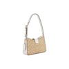 Coach Eliza Shoulder Bag 25 Classic Monogram Non-Detachable Shoulder Strap Clasp Synthetic Leather With Cow Split Leather Medium CP005-IMDQC
