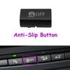 LHD RHD Car Anti-Slip Button Cover Cap Replacement Black For BMW X5 X6 E70 E71 E72 2007-2013