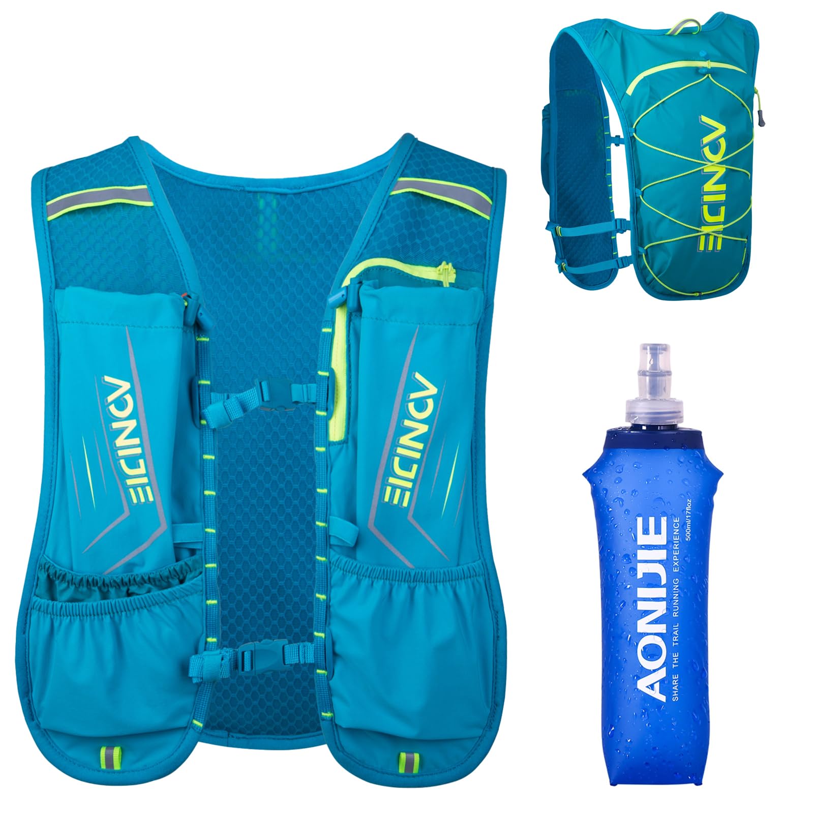 

Azarxis Running Jogging Hydration Trail Bag, Backpack, Lightweight, Breathable, Bag, Running, Marathon, Cycling, Rucksack, Backpack, Mountaineering,