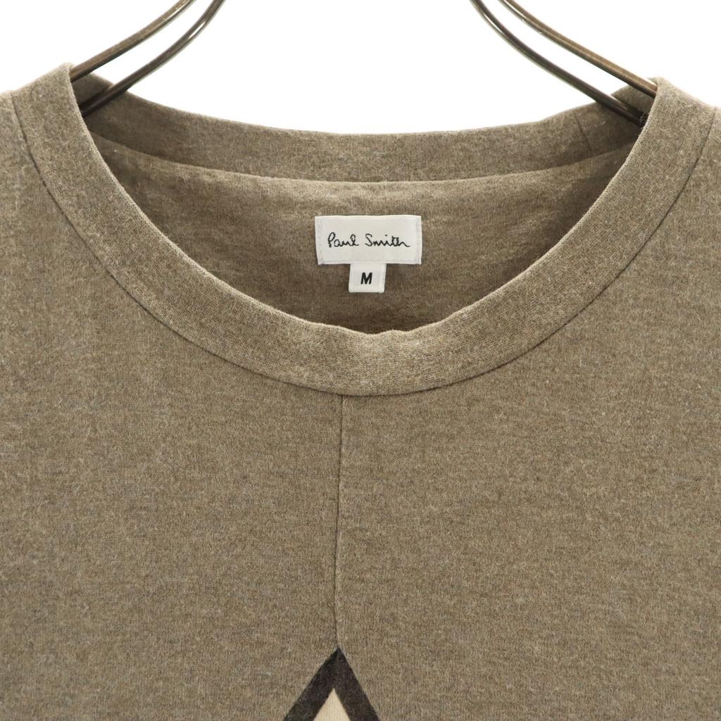 Paul Smith Hergestellt in Japan Kurzarm-T-Shirt M Aschbraun Herren Gebraucht