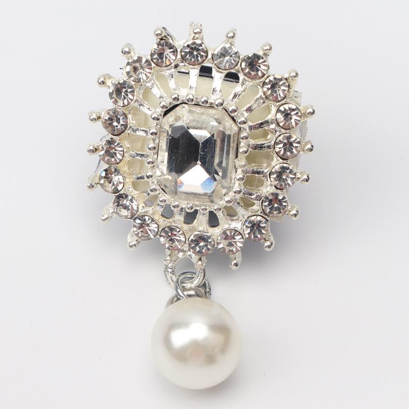 Shoe Charms for Sneakers Shoelaces Clips Buckle Decorations Rhinestones Pearl Gem Casual Flower Fashion Shoes Accessories 1 PCS