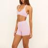 New neck beauty back sports underwear shorts set fitness sports yoga Pilates quick-drying two-piece set