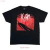 Korn Shadow Unisex Follow The Leader Retro Band T Shirt Unisex S Xl Black Vintage Slightly Comfortable Stretched Breathable