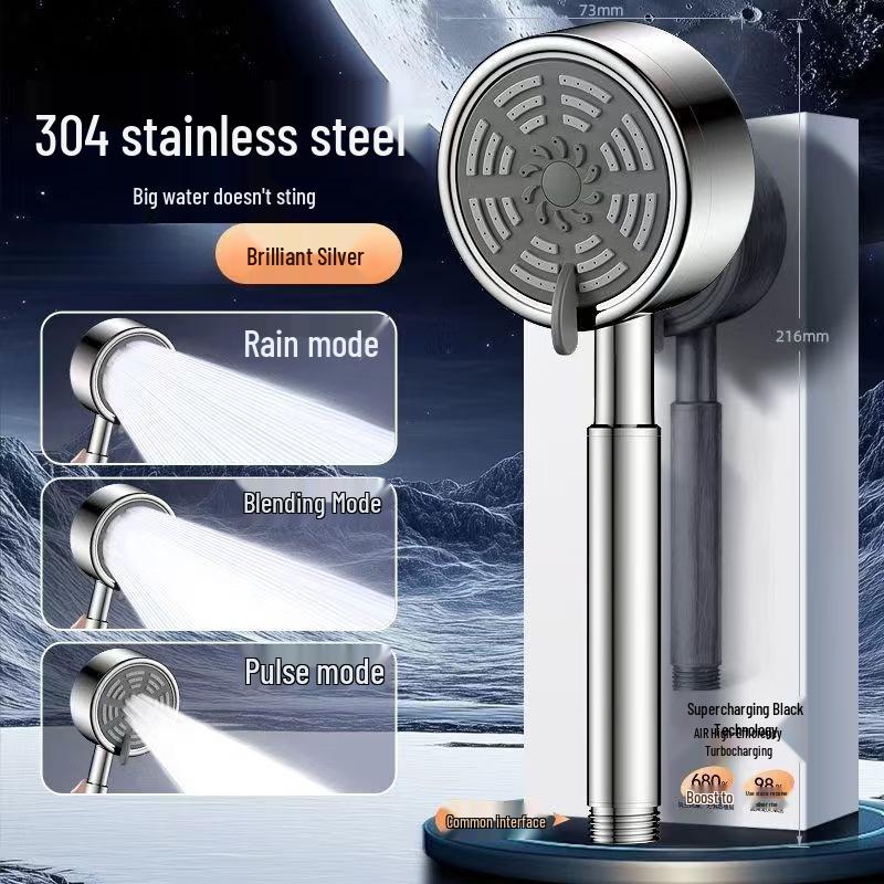 LANGZHIWEN Pressurized Shower Head