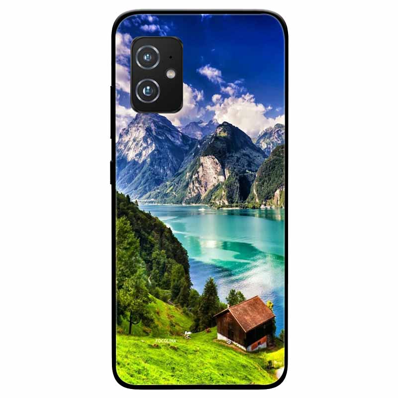 Black Silicone Case For Asus Zenfone 8 ZS590KS Case Soft Back Cover Coque For Asus Zenfone 8 ZS590KS Phone Case Zenfone8 Funda