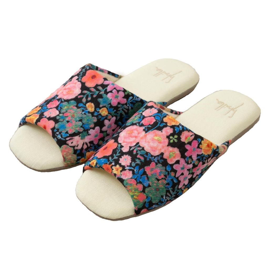 Sybilla Senko Felicida 47133 Slippers, Approx. 22-24cm, Black,