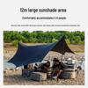 Anizhi 12m² Octagonal Blackout Sun Tarp