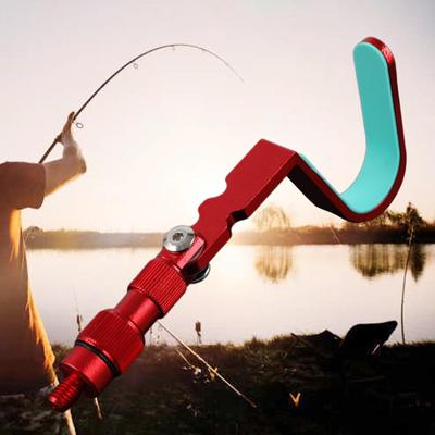 Corner Pole Holder Fishing Bracket Practical Easy To Install Multiuse Aluminum Alloy for Picnic